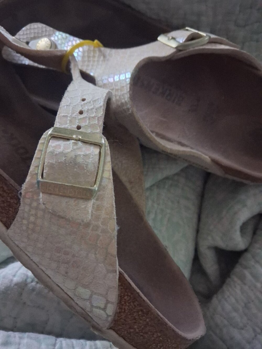 Worn once birkinstocks